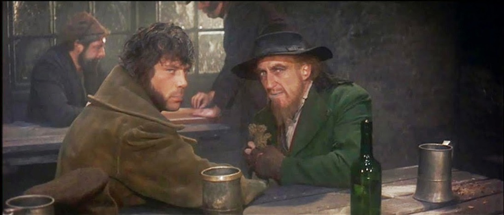 Ron Moody with Oliver Reed.